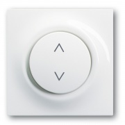 Клавиша для электронного выключателя жалюзи ABB impuls альпийский белый (6430-74)