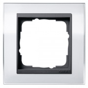 Рамка Gira Event Clear Белый 1 пост цвет вставки Антрацит