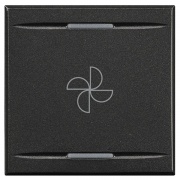 Axolute Клавиши с символами для системы автоматизации для 2 функций - 2 модуля, вентилятор, цвет ант