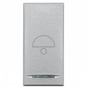 Axolute Клавиши с символами для системы автоматизации для 1 функции - 1 модуль, Колокольчик, цвет ал