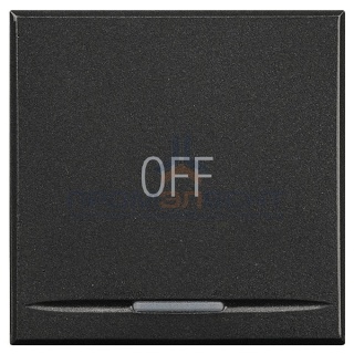 Axolute Клавиши с символами для системы автоматизации для 1 функции - 2 модуля, OFF, цвет антрацит