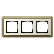 Рамка 3-ая Gira ClassiX Бронза/Кремовый