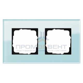 Рамка 2-ая Gira Esprit Салатовое стекло