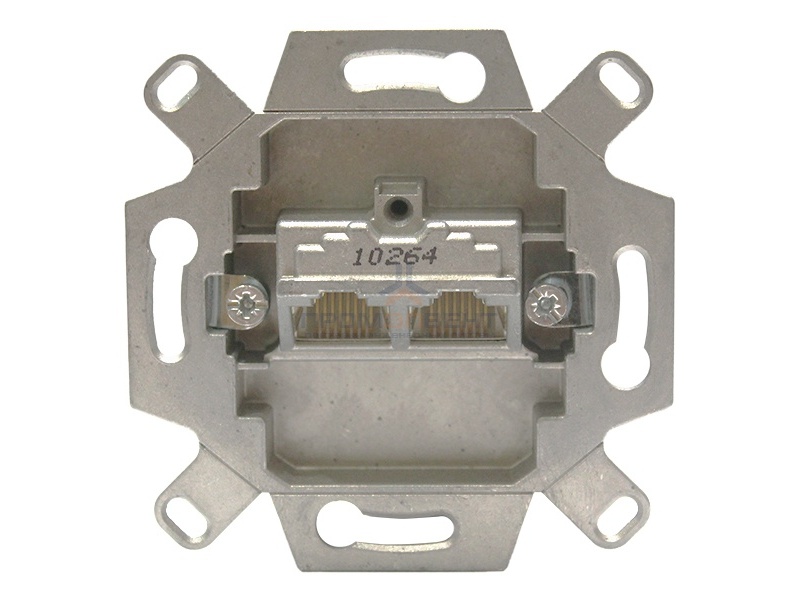 Розетка компьютерная FMT 2хRJ45 5 кат. UAE-Cat.5e-8/8 Up 0 mK двойная