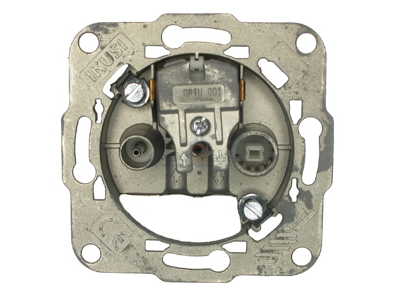 Мех-зм розетки для эфирного ТV/FM оконечн. 5-862 МГц 3,5 дБ