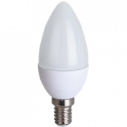 Ecola candle   LED  8,0W 220V E14 2700K свеча (композит) 100x37
