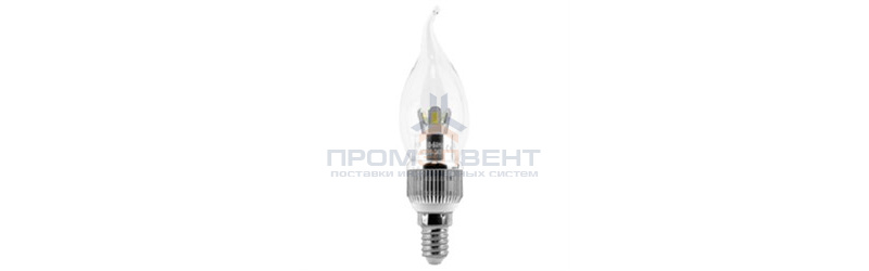 Лампа Gauss LED Candle Tailed Crystal clear 5W E27 4100K диммируемая 1/10/100