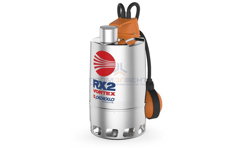 Насос дренажный Pedrollo RX 5/40 - 1,1 кВт (3x400 В, Qmax 380 л/мин, Hmax 12,5 м, кабель 10 м)