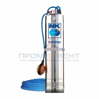 Насос колодезный Pedrollo NKm 2/3 GE-N (0,55 кВт, Qmax 80 л/мин, Hmax 46 м, 1x230В, с поплавком)