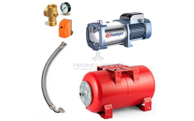 Насосная станция Pedrollo HYDROFRESH PLURIJETm 3/200-N-24CL - 1,10 кВт (Qmax 200 л/мин, с/х)