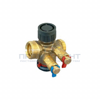 Вентиль балансировочно-регулирующий Oventrop Cocon QTZ - 1" (НР/НР, 300-2000 л/ч, с ниппелями)