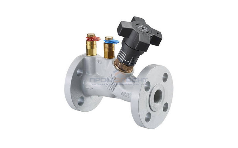 Вентиль регулирующий Oventrop Hydrocontrol VFC (16 бар) - Ду65 (с фланцами по ANSI)