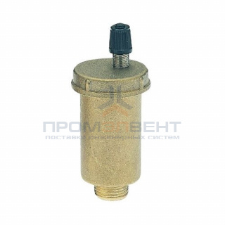 Воздухоотводчик автоматический ICMA 709 - 3/8" (воздухоотвод сверху, цвет латунь)