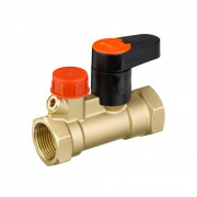 Клапан запорный ручной Danfoss LENO MSV-S - 3/4" (ВР/ВР, PN20, kvs - 6.0, со спускным краном)