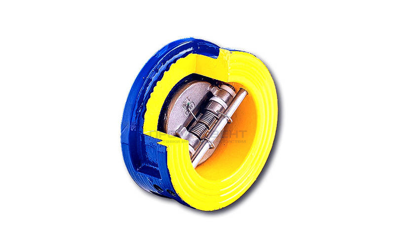 Клапан обратный дисковый Zetkama 407 A - Ду80 (ф/ф, PN16 Tmax 100°C, исполнение №56)