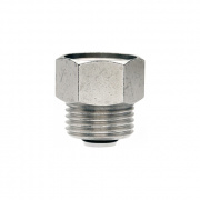 Клапан обратный для воздухоотводчиков STOUT - 1/2" (НР/ВР, цвет хромированный)