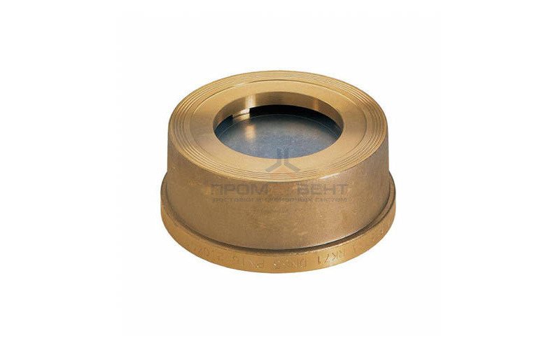 Клапан обратный межфланцевый Zetkama V275-Н - Ду80 (ф/ф, PN16, Tmax 200°C, латунь)