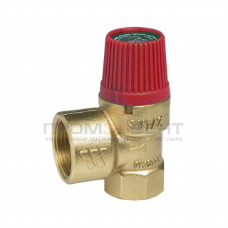Клапан предохранительный WATTS SVH - 1/2", сброс 3/4" (ВР/ВР, Tmax 110°C, Рн 1.5 бар)