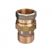 Соединение разъемное Viega 3331 - 3/4" (НР/ВР, с плоской прокладкой, бронза без покрытия)