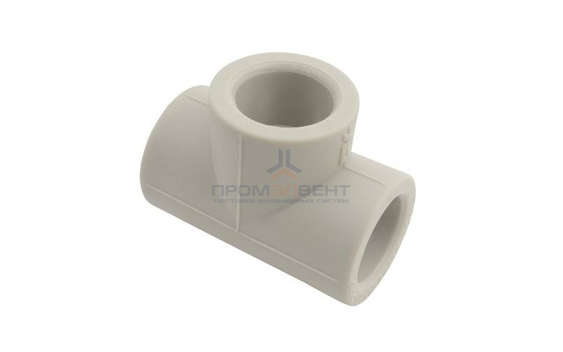 Тройник FV-Plast - 20 (для полипропиленовых труб под пайку, цвет серый)