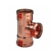 Тройник Viega d64х35х64 под пресс, Profipress XL c SC-Contur, медь