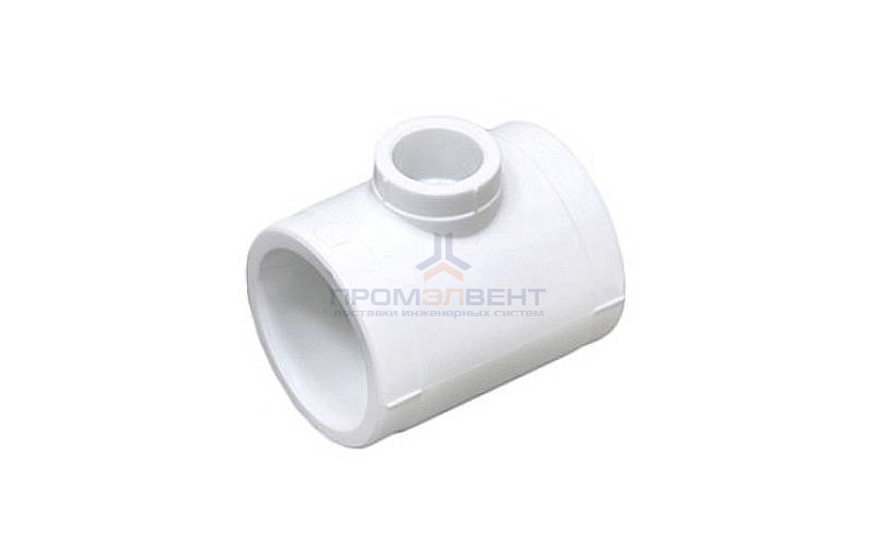 Тройник переходной Fusitek - 32 x 25 x 32 (для полипропиленовых труб под пайку, цвет белый)
