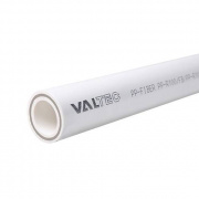 Труба полипропиленовая армированная стекловолокном VALTEC PP-FIBER - 40x6.7 (PN25, штанга 4 м.)