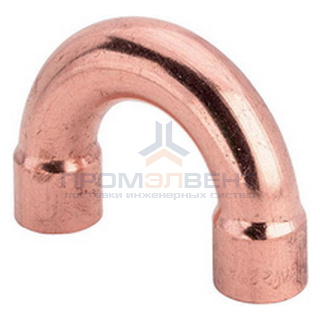 Угол Viega d28 ВВ 180° медь