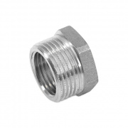 Футорка STOUT - 1/2" x 3/8" (никелированная)