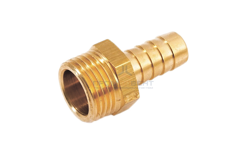 Штуцер комбинированный с наружной резьбой STOUT - 3/8