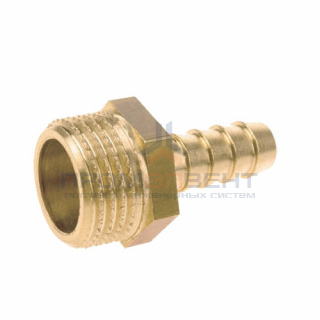 Штуцер с наружной резьбой ELSEN METALIT EBF22 - 1/2" x 15 мм (латунь без покрытия)