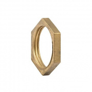 Гайка стопорная без фланца ELSEN METALIT EBF24 - 1/2" (резьбовая, латунь без покрытия)
