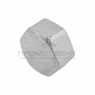 Заглушка латунная с внутренней резьбой STOUT - 1"1/4 (никелированная)