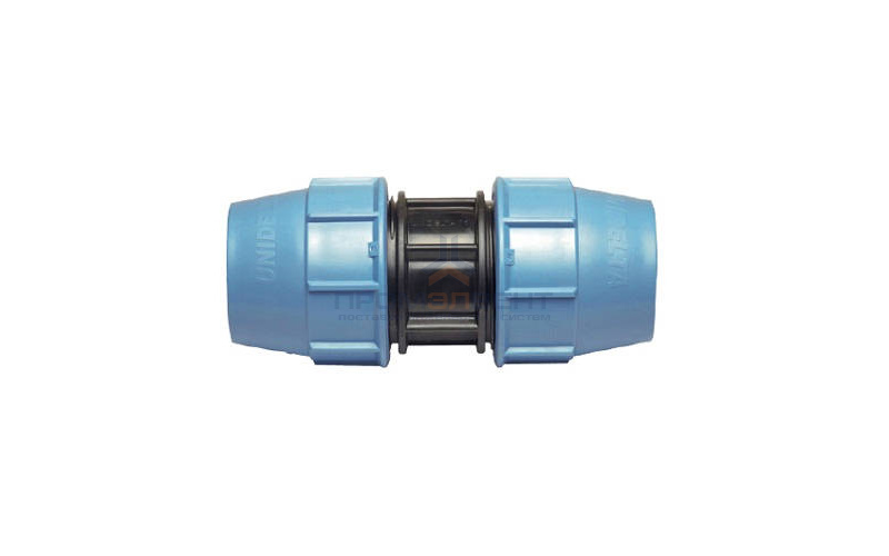 Муфта UNIDELTA 1001 - 63 (винтовая, для труб ПНД)