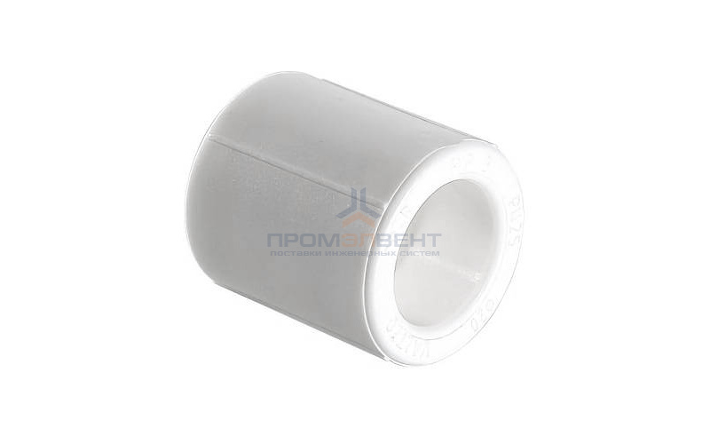 Муфта VALTEC VTp.703 - 110 (для полипропиленовых труб под пайку, цвет белый)