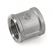 Муфта латунная резьбовая STOUT - 3/4" (никелированная)