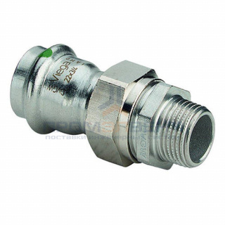 Муфта разъемная Viega Sanpress Inox 2365 - 15 x 3/4" (нержавеющая сталь)