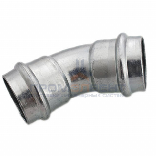 Отвод 45° Conex Banninger PC 5041 - 35 (оцинкованная сталь)