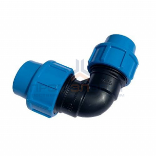 Отвод 90° ДЖИЛЕКС - 25 (винтовой, для труб ПНД)