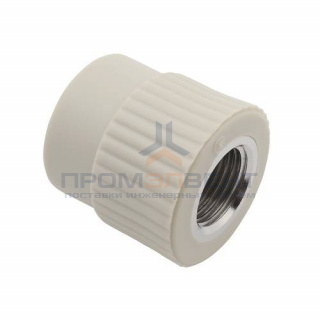 Переход на внутреннюю резьбу FV-Plast - 20 x 3/4" (для полипропиленовых труб, цвет серый)