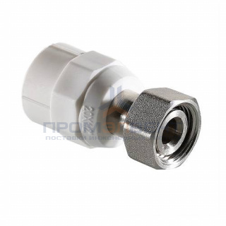 Переход на евроконус VALTEC VTp.708.K - 20 x 1/2"K (для полипропиленовых труб, цвет белый)