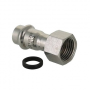 Переход на накидную гайку VALTEC VTi.908 - 15 x 3/4" (прессовой, для труб из нержавеющей стали)
