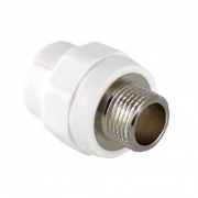 Переход на наружную резьбу VALTEC VTp.701 - 32 x 1/2" (для полипропиленовых труб, цвет белый)