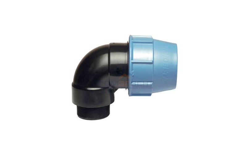 Переход на наружную резьбу угловой UNIDELTA 1008 - 90 x 3