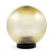 11-66 НТУ 01-60-203 Уличный светильник-шар с основанием, 200мм, рассеиватель ПММА, золотистый