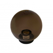 11-77 (НТУ 02-60-205) Уличный светильник-шар с основанием, 200мм,рассеиватель ПММА,призма дымчатый
