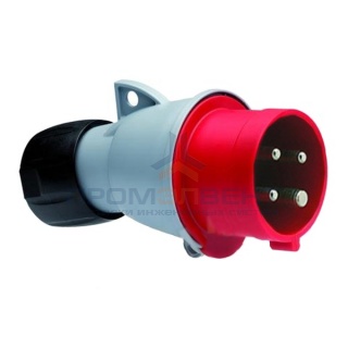 Вилка кабельная ABB 332-P6 IP44 32A 3P+E