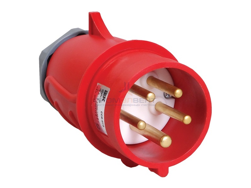 Вилка переносная ССИ-015 16А-6ч/200/346-240/415В 3Р+РЕ+N IP44 MAGNUM ИЭК