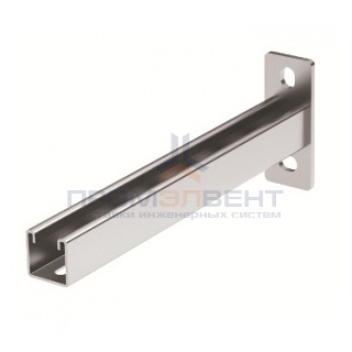 Кронштейн одиночный LAS, 41х41 мм, осн.500