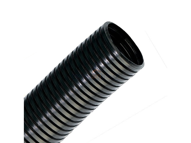 Труба гофрированная DKC DN12мм, ПВ-2, Dвн 12,2 мм, Dнар 15,8 мм, полиамид 6, цвет чёрный [бухта 50м]